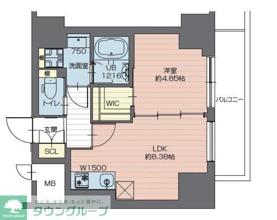 プレジオ西新井の物件間取画像